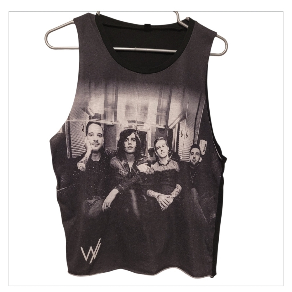 6/30 We The Kings Sleeveless Band Tank Small Pop Punk Concert Shirt